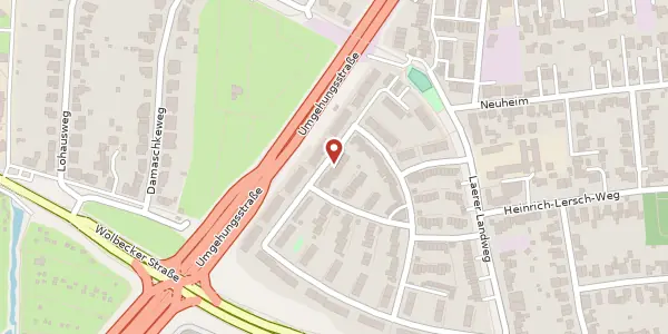 Karte der Umgebung von Stehrweg 44, 48155 Münster
