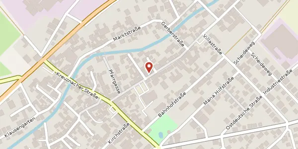 Karte der Umgebung von Ernst-Ludwig-Straße 17, 55597 Wöllstein