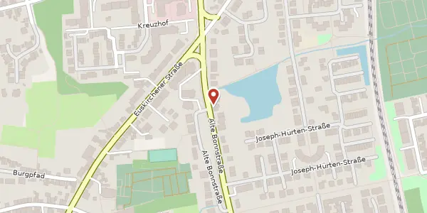 Karte der Umgebung von Alte Bonnstraße 17, 50321 Brühl