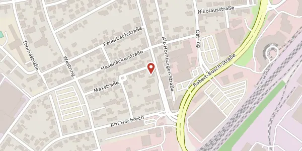 Karte der Umgebung von Dürerstraße 23, 66424 Homburg