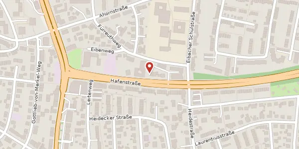Karte der Umgebung von Hafenstr. 43, 90451 Nürnberg