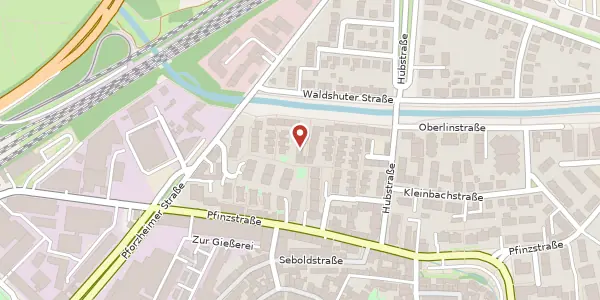 Karte der Umgebung von Töpferweg 25, 76227 Karlsruhe
