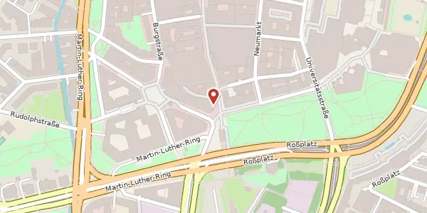 Karte der Umgebung von Petersstraße 50, 04109 Leipzig