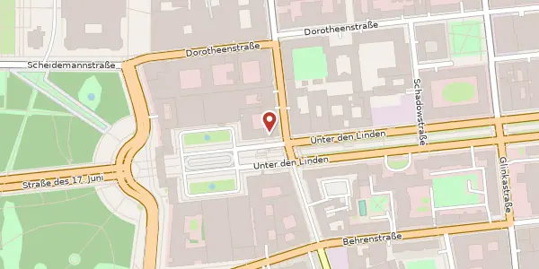 Karte der Umgebung von Unter den Linden 78, 10117 Berlin