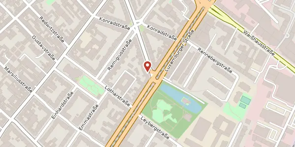 Karte der Umgebung von Arnulfstraße 1, 50937 Köln