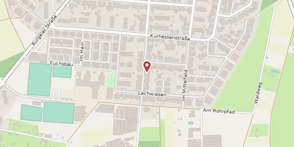 Karte der Umgebung von Rohrstraße 80, 63075 Offenbach