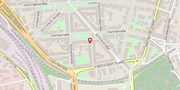 Karte der Umgebung von Eisenlohrstraße 4, 69115 Heidelberg