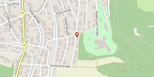 Karte der Umgebung von Schönhaldenstraße 25, 72461 Albstadt