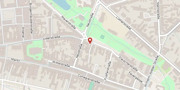 Karte der Umgebung von Fleischerstraße 22, 06886 Lutherstadt Wittenberg