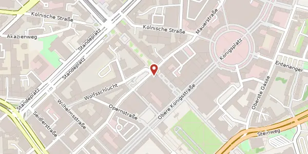 Karte der Umgebung von Treppenstraße 5, 34117 Kassel
