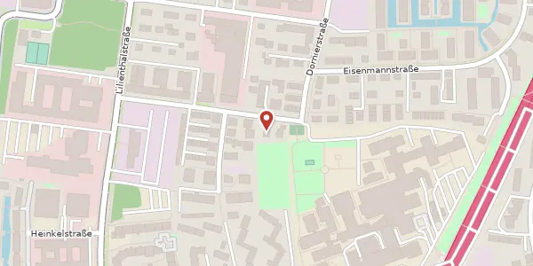Karte der Umgebung von Udetstr. 1a, 93049 Regensburg