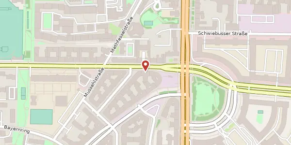 Karte der Umgebung von Dudenstraße 11, 10965 Berlin