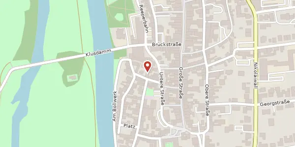 Karte der Umgebung von Lahusenstraße 14, 27283 Verden