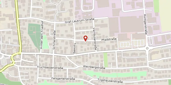 Karte der Umgebung von Lehmgrubenweg 16, 71229 Leonberg