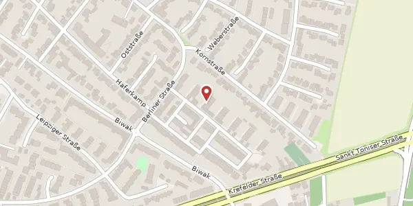 Karte der Umgebung von Dresdner Str. 14, 47918 Tönisvorst