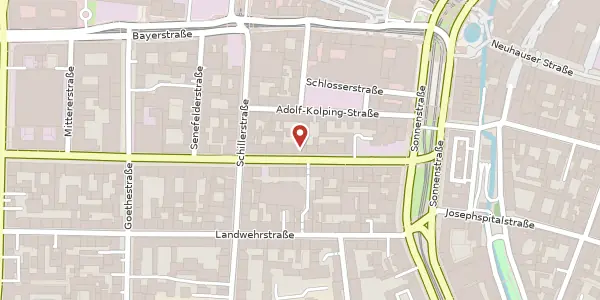 Karte der Umgebung von Schwanthalerstr. 14, 80336 München