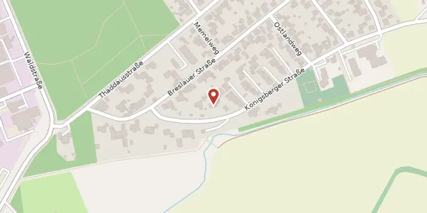 Karte der Umgebung von Königsberger Str. 72 a, 33415 Verl