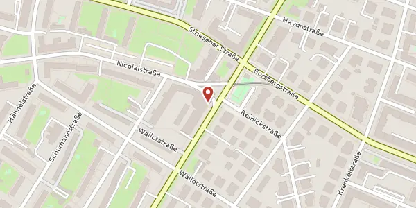 Karte der Umgebung von Fetscherstraße 29, 01307 Dresden