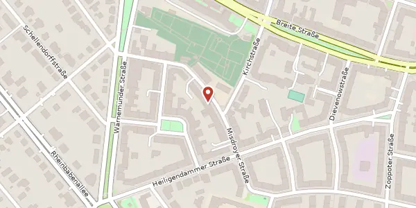 Karte der Umgebung von Misdroyer Straße 46, 14199 Berlin
