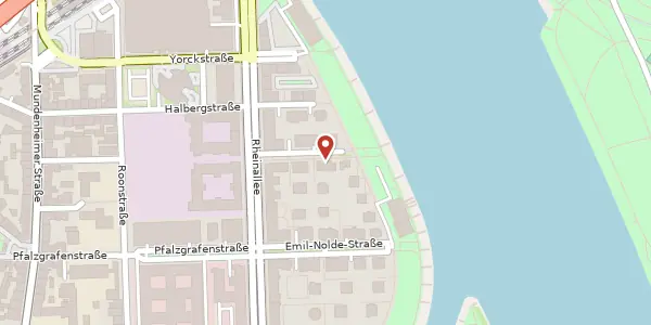 Karte der Umgebung von Paul-Klee-Straße 1, 67061 Ludwigshafen am Rhein