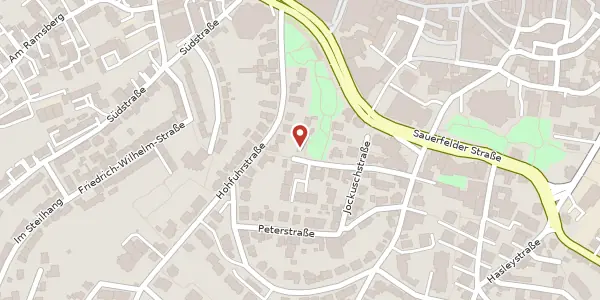 Karte der Umgebung von Paulinenstr. 12, 58511 Lüdenscheid