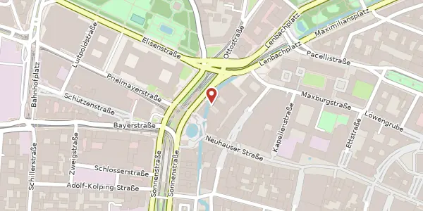Karte der Umgebung von Karlsplatz 5, 80335 München