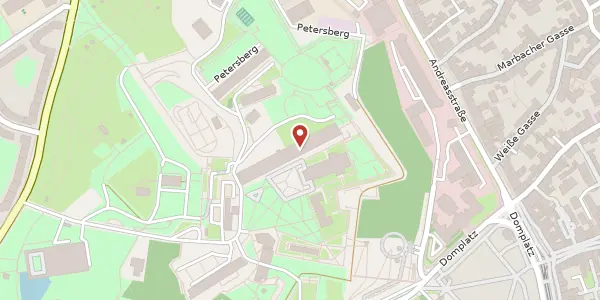 Karte der Umgebung von Petersberg 15, 99084 Erfurt