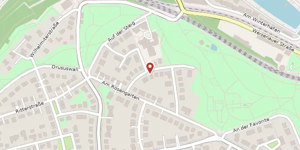 Karte der Umgebung von Auf dem Albansberg 8, 55131 Mainz