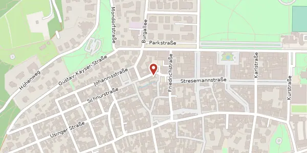 Karte der Umgebung von Zehntscheune 3, 61231 Bad Nauheim