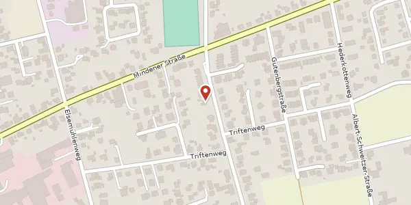 Karte der Umgebung von Steinkampstr. 10, 32257 Bünde