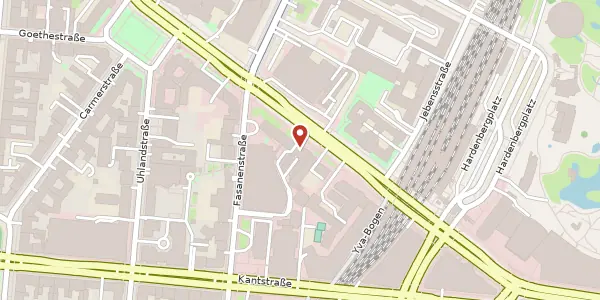 Karte der Umgebung von Hardenbergstraße 19, 10623 Berlin