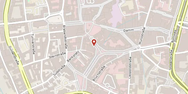 Karte der Umgebung von Friedrich-Wilhelm-Straße 51, 38100 Braunschweig