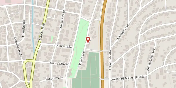 Karte der Umgebung von Bollstraße 52, 72793 Pfullingen