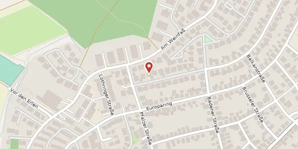 Karte der Umgebung von Alemannenstraße 6, 65428 Rüsselsheim