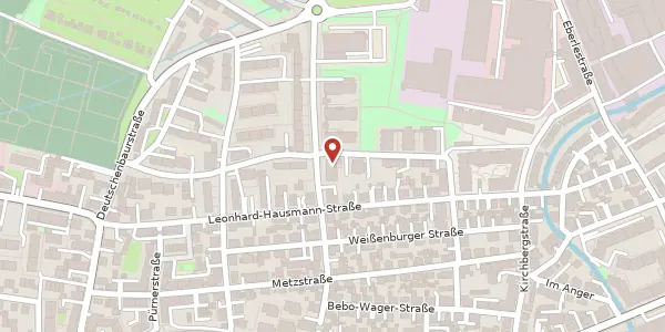Karte der Umgebung von Pater-Roth-Str. 15, 86157 Augsburg