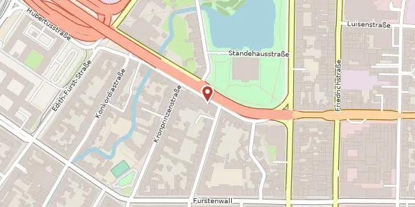 Karte der Umgebung von Reichsstr. 43, 40217 Düsseldorf