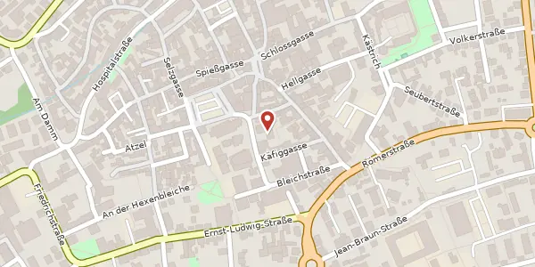 Karte der Umgebung von Kirchenplatz 4, 55232 Alzey