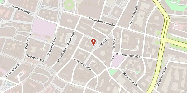 Karte der Umgebung von Platzl 1 a, 80331 München
