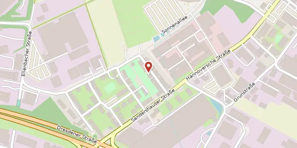 Karte der Umgebung von Huthstraße 11, 34123 Kassel