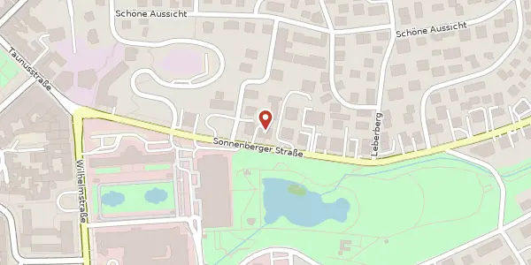 Karte der Umgebung von Sonnenberger Str. 20, 65193 Wiesbaden