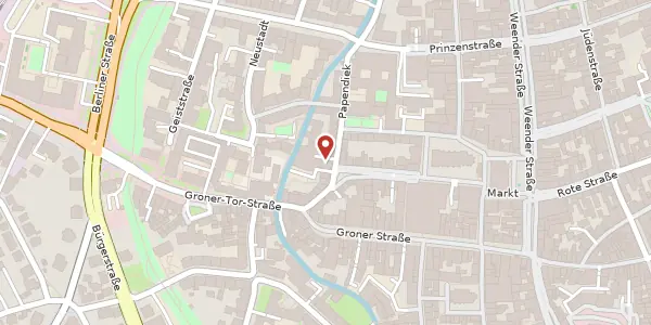 Karte der Umgebung von Papendiek 24-26, 37073 Göttingen