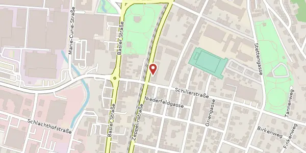 Karte der Umgebung von Brühlstraße 26, 79540 Lörrach