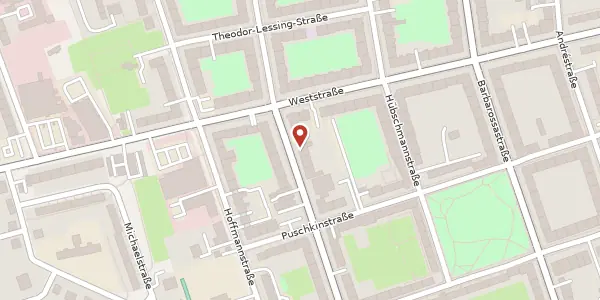 Karte der Umgebung von Ulmenstraße 42, 09112 Chemnitz