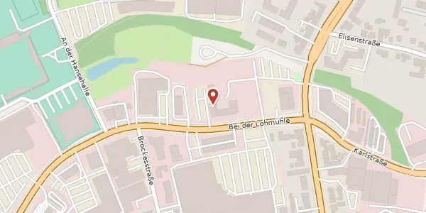 Karte der Umgebung von Bei der Lohmühle 23, 23554 Lübeck