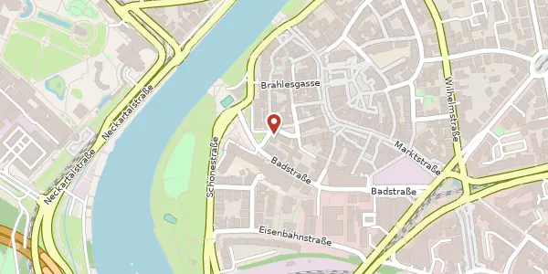 Karte der Umgebung von Zieglergasse 11, 70372 Stuttgart