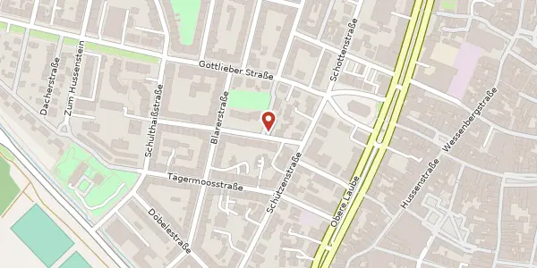 Karte der Umgebung von Leinerstraße 6, 78462 Konstanz