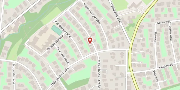 Karte der Umgebung von Max-Planck-Straße 16 a, 34131 Kassel