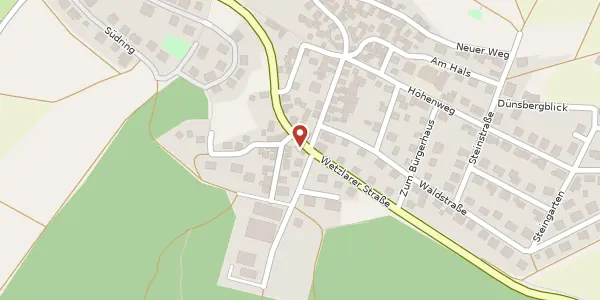 Karte der Umgebung von Wetzlarer Str. 8a, 35644 Hohenahr