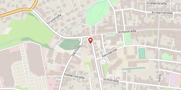 Karte der Umgebung von Engelbert-Kämpfer-Str. 4, 32657 Lemgo