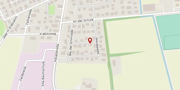 Karte der Umgebung von Weidepadd 22, 27798 Hude